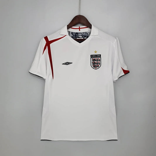 2006 Retro England Home Soccer Jersey 1:1