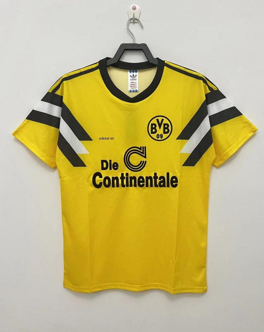 1989 Retro Dortmund Home Football Shirt 1:1