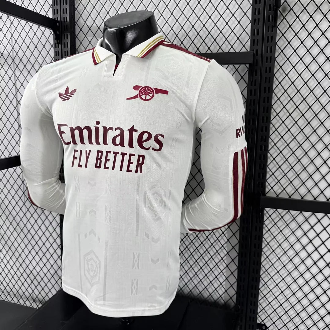 2025/2026 Long Sleeves Player Version Arsenal Third Away Football Shirt 1:1