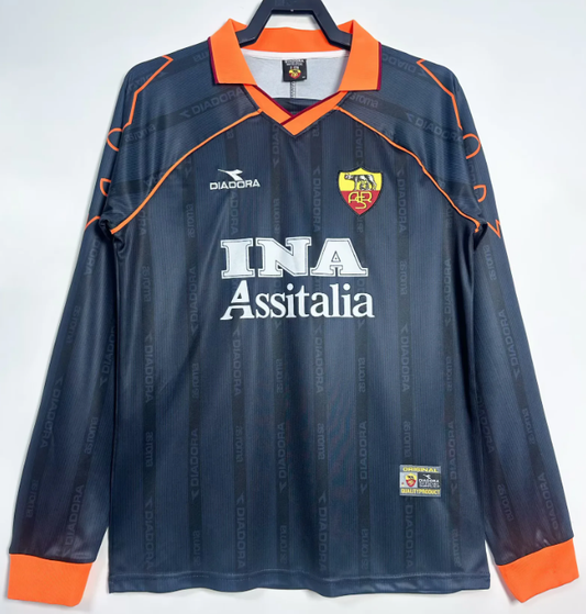 1999/2000 Long Sleeve Retro Roma Third Away Football Jersey 1:1