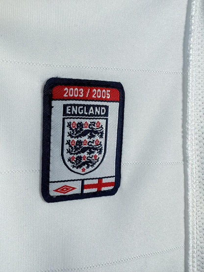 2004 Retro England Home Soccer Jersey 1:1