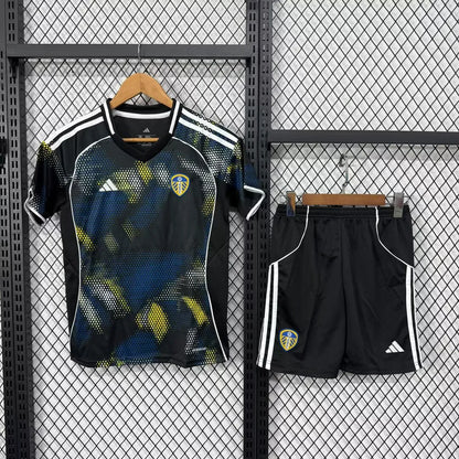 2025/2026 Leeds United Third Away Football Jersey Shirt 1:1 Kids Size