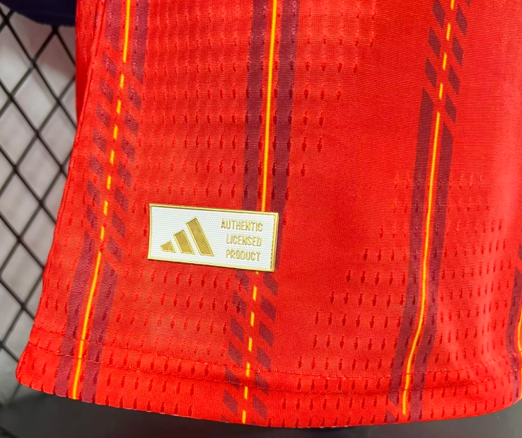 2026 Long Sleeve Player Version Spain Home Football Jersey 1:1