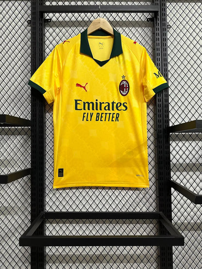 2025/2026 AC Milan Third Away Yellow Football Jersey 1:1