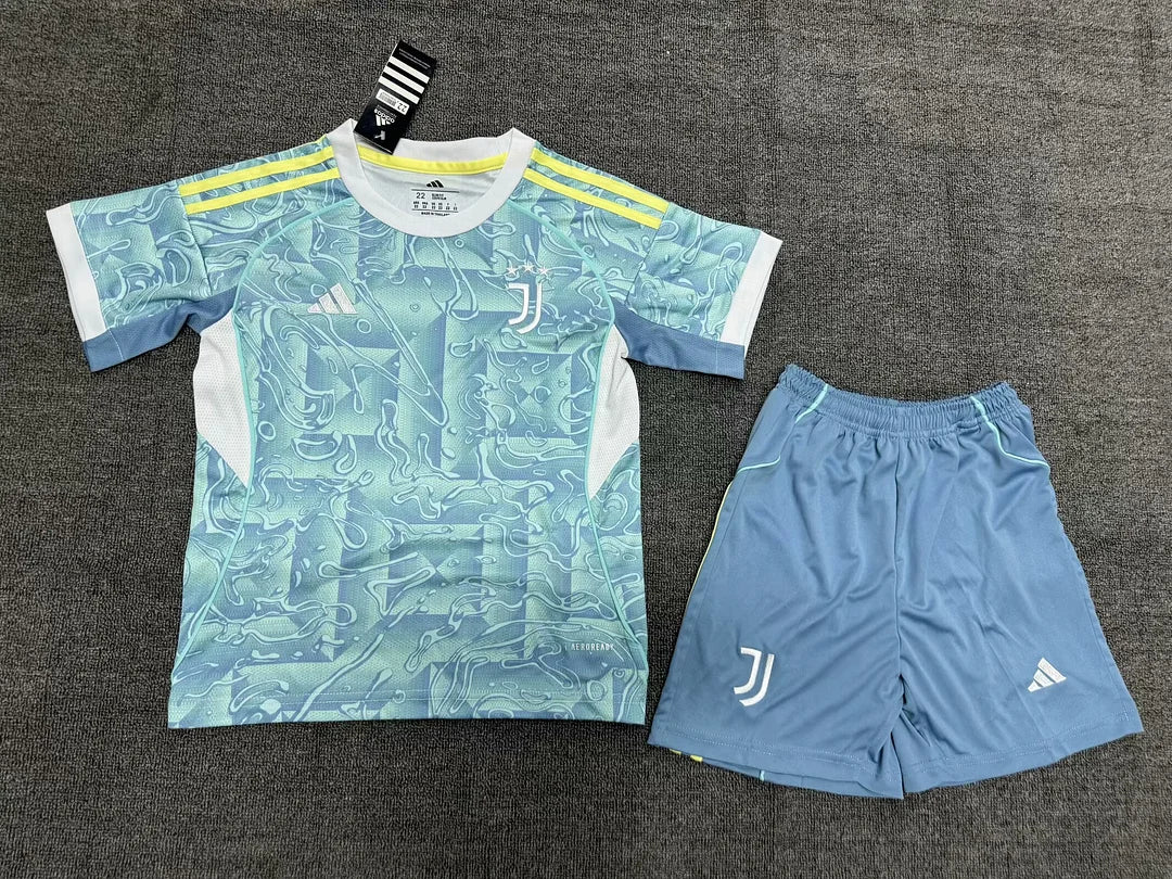 2025/2026 Juventus Away Football Jersey 1:1 Kids Size