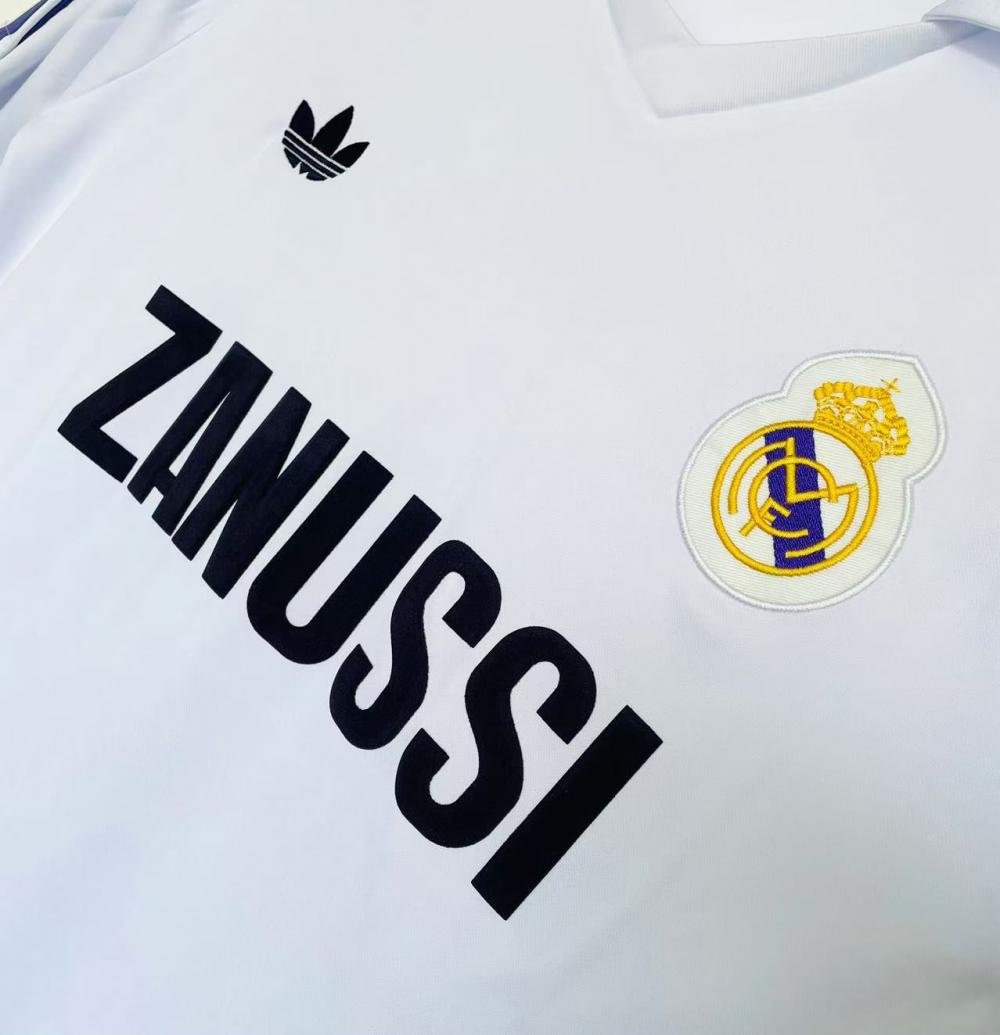 1984/1985 Retro Real Madrid Home Soccer Jersey 1:1