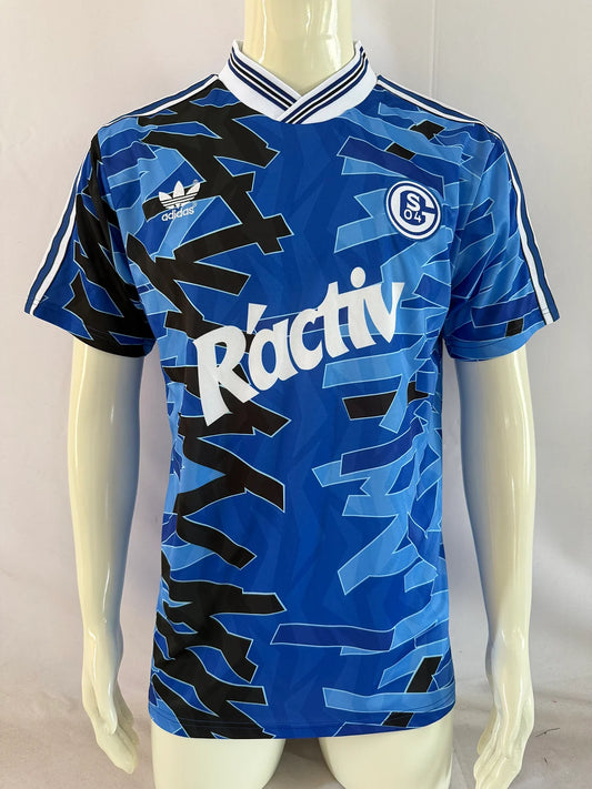 1992/1993 Retro Schalke 04 Home Football Jersey 1:1