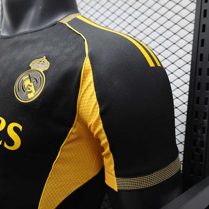 2025/2026 Player Version Real Madrid Special Edition Black and Gold Football Jersey 1:1
