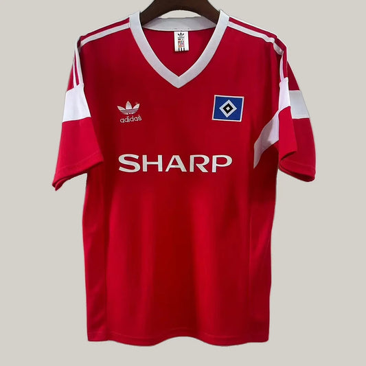 1988-1989 Retro Hamburger SV Away Football Jersey 1:1