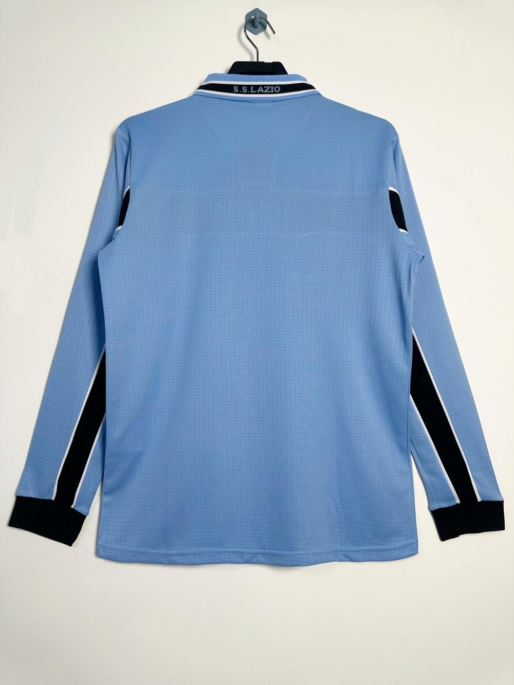 1998/1999 Retro Long Sleeve Lazio Home Soccer Jersey 1:1