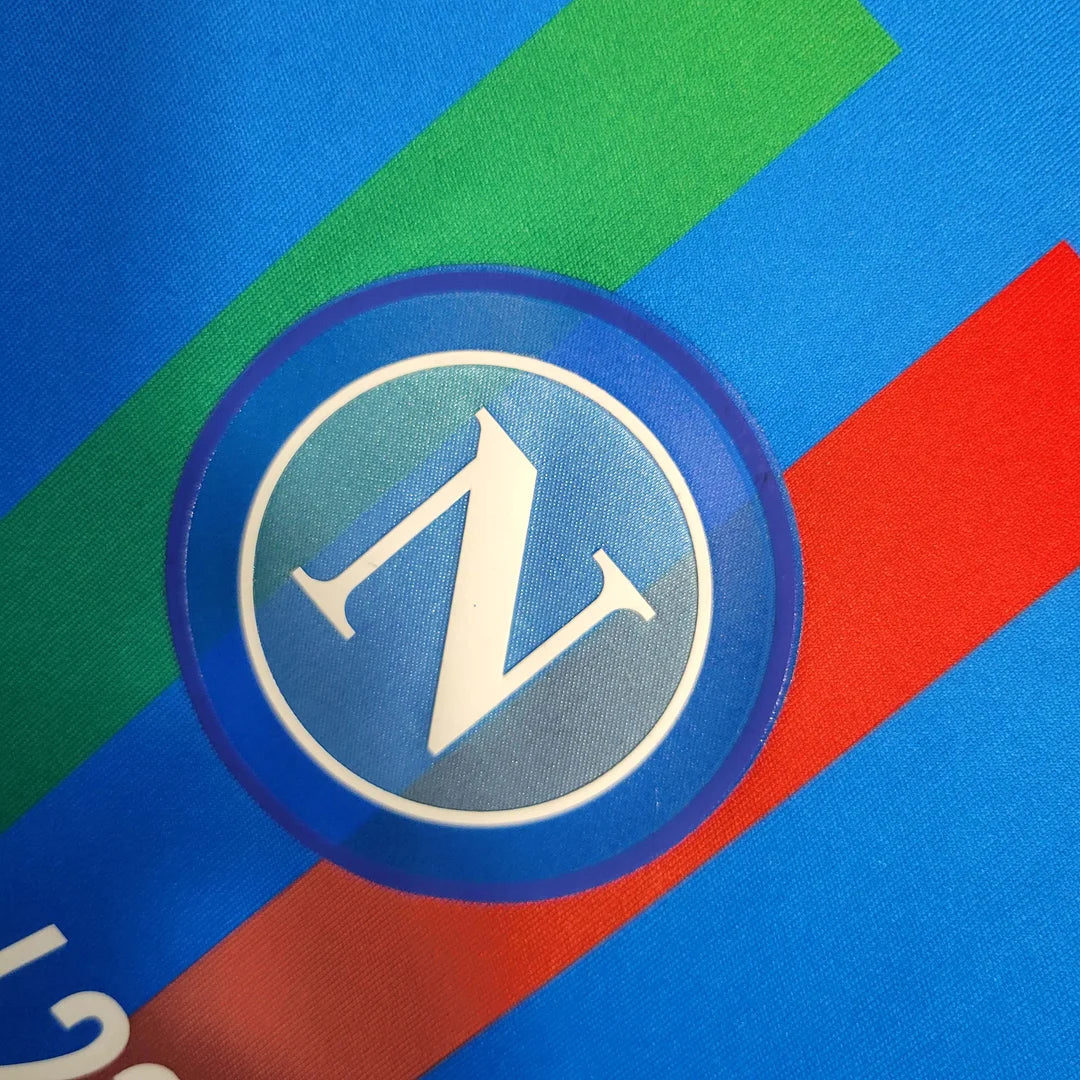 2023/2024 Napoli Soccer Commemorative Edition Blue Jersey 1:1