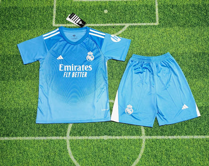 2025/2026 Real Madrid Special Edition Blue Football Jersey 1:1 Kids Size