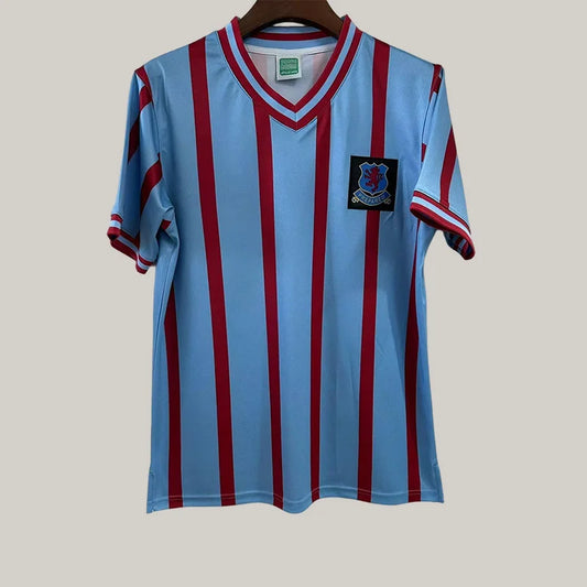 1957 Retro Aston Villa Away Football Shirt 1:1
