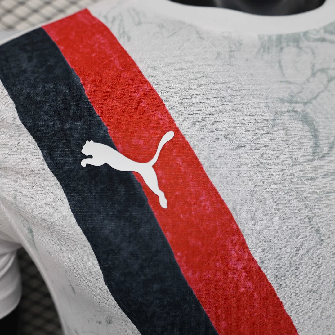 2025/2026 Player Version Manchester City KidSuper Joint Edition White Football Shirt 1:1