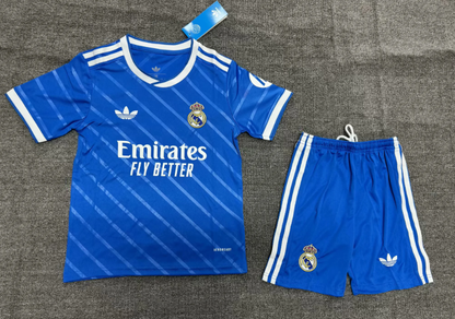 2025/2026 Real Madrid Third Away Football Jersey 1:1 Kids Size