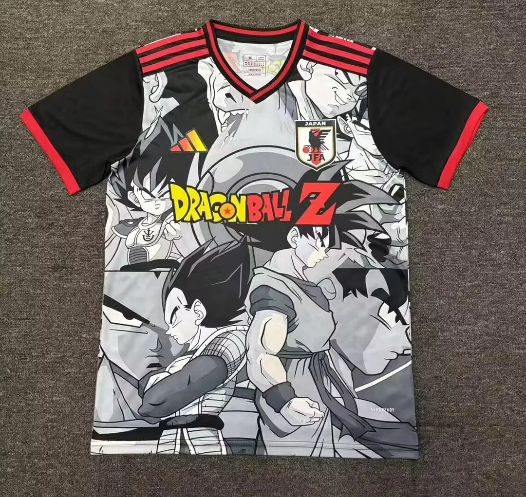 2024/2025 Japan Dragon Ball Anime Grey Black Football Jersey 1:1