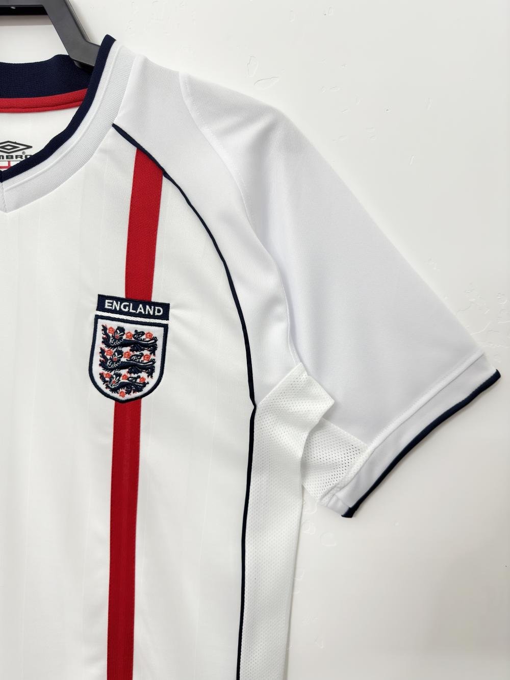 2002 Retro England Home Soccer Jersey 1:1