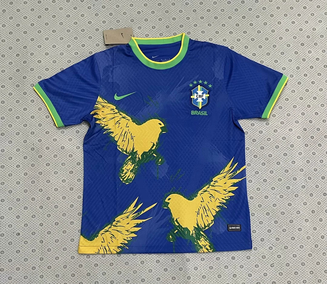 2025/2026 Brazil Sacred bird Blue Football Jersey 1:1