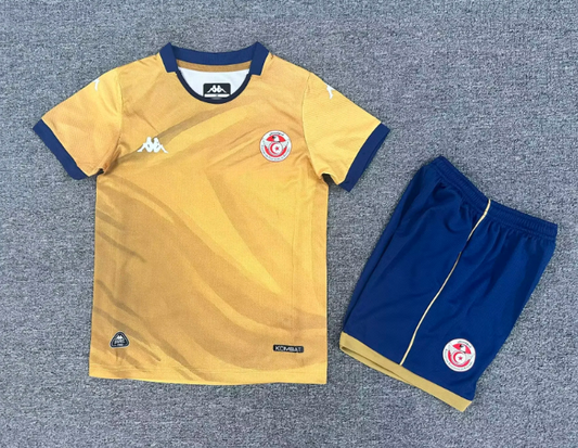 2025 Tunisia National Team Third Away Football Jersey 1:1 Kids Size