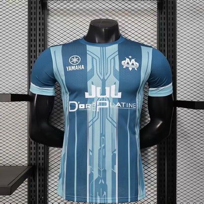 2025/2026 Player Version Olympique de Marseille Special Edition Upper Blue Football Jersey 1:1