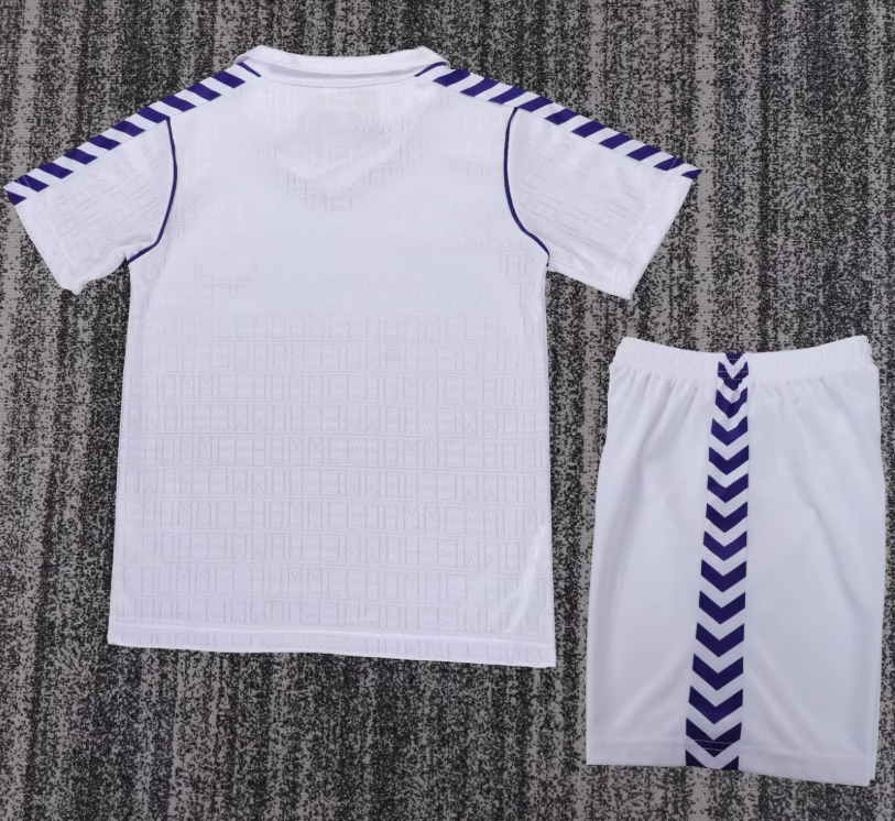 1988-1990 Retro Real Madrid Home Football Jersey 1:1 Kids Size