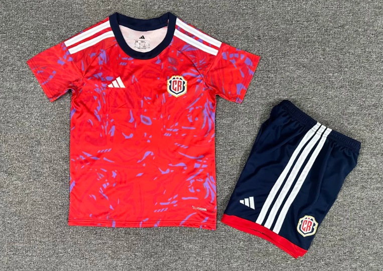 2026 Costa Rica National Team Home Football Shirt 1:1 Kids Size