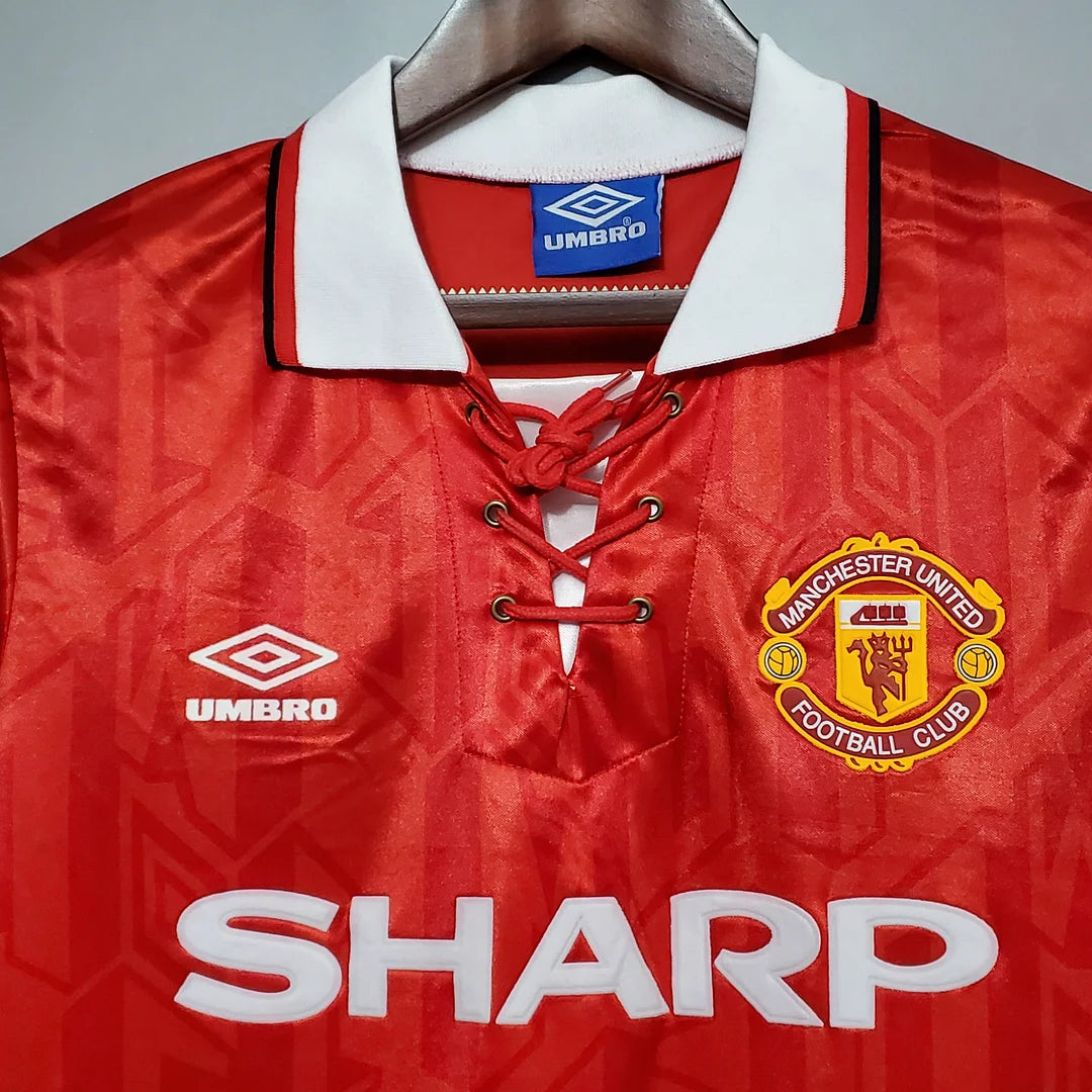 1992/1994 Retro Manchester United Home Football Shirt 1:1
