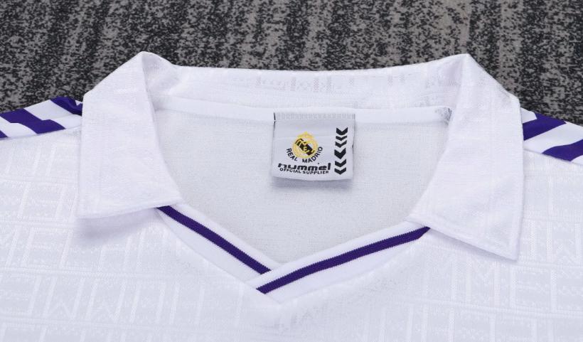 1988-1990 Retro Real Madrid Home Football Jersey 1:1 Kids Size