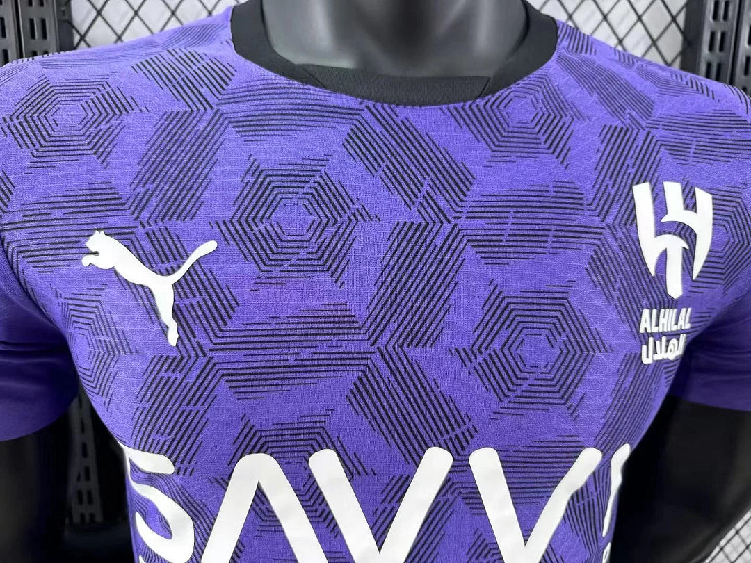 2024/2025 Player Version Al-Hilal Saudi Third Away Football Shirt 1:1
