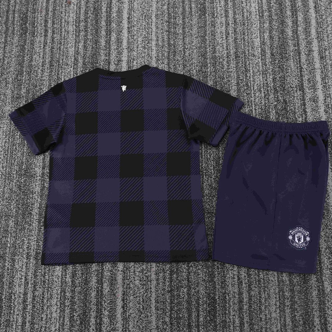 2013-2014 Retro Manchester United Away Football Shirt 1:1 Kids Size