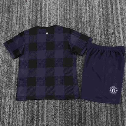 2013-2014 Retro Manchester United Away Football Shirt 1:1 Kids Size