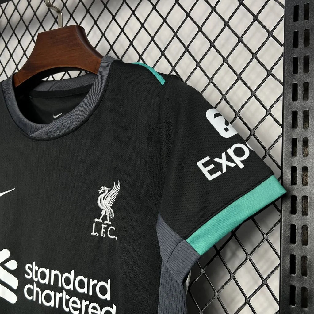 2024/2025 Liverpool Away Soccer Jersey 1:1 Kids Size