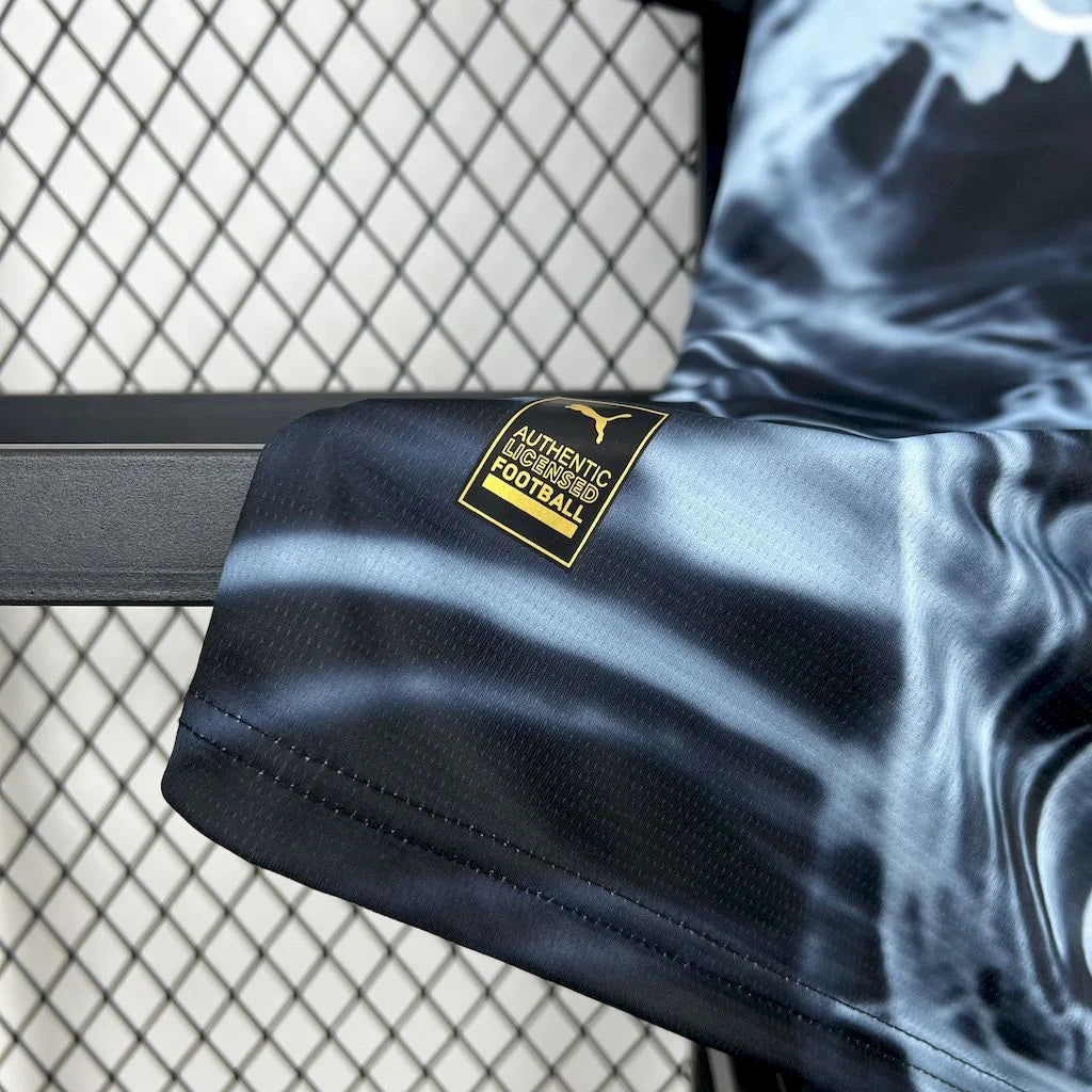 2025/2026 Manchester City Black And Blue Concept Version Football Jersey 1:1