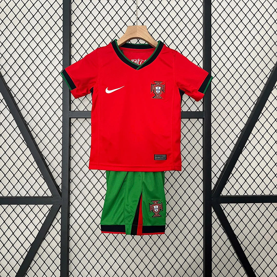 2024 Portugal Home Football Shirt 1:1 Kids Size
