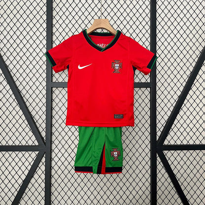 2024 Portugal Home Football Shirt 1:1 Kids Size