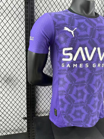 2024/2025 Player Version Al-Hilal Saudi Third Away Football Shirt 1:1