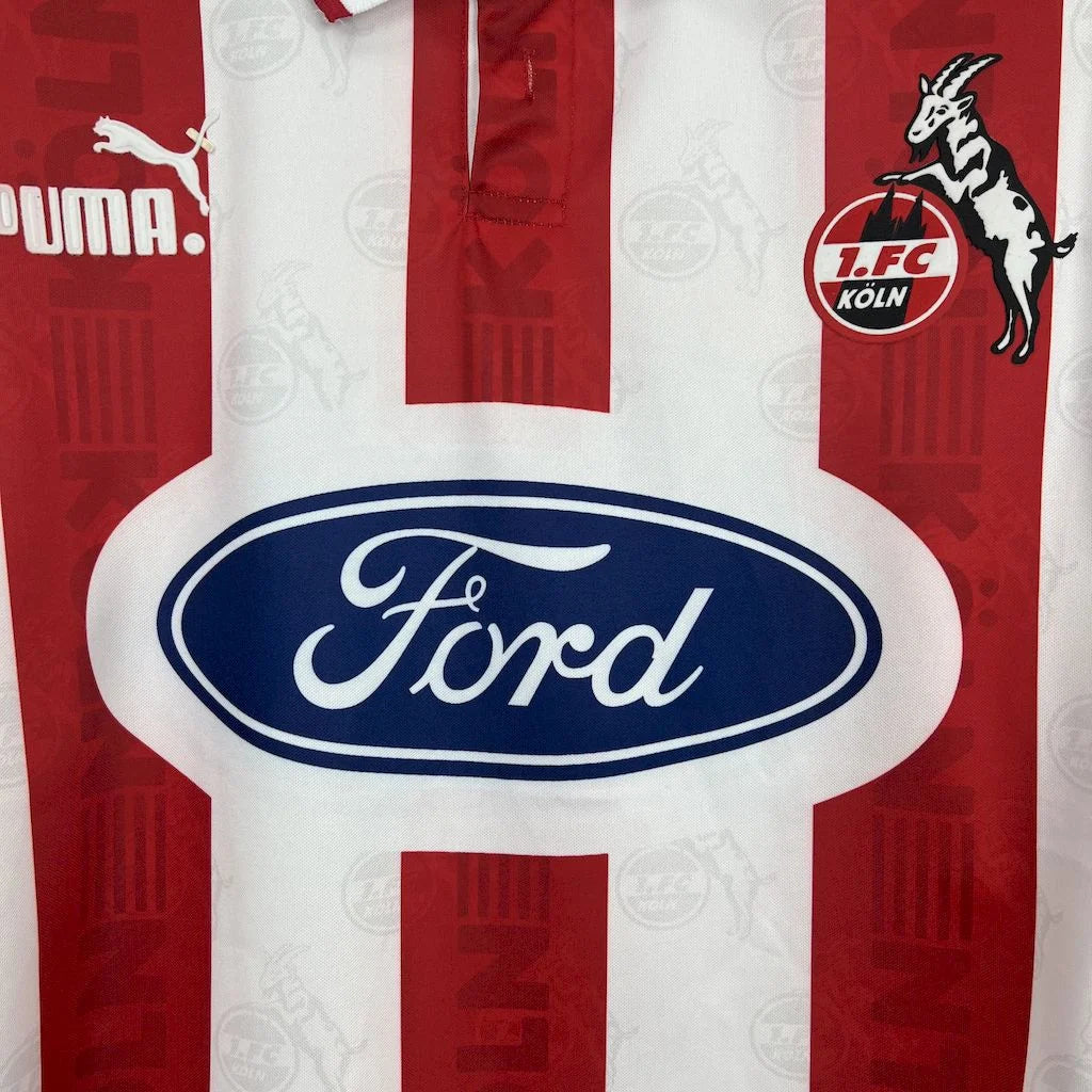 1995/1996 Retro FC K?ln Home Football Jersey 1:1