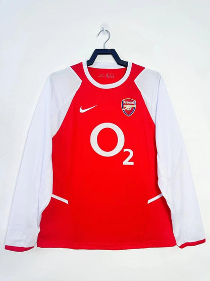 2002/2004 Retro Long Sleeve Arsenal Home Football Shirt 1:1