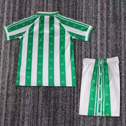 1995-1997 Retro Real Betis Home Football Shirt 1:1 Quality Kids Size