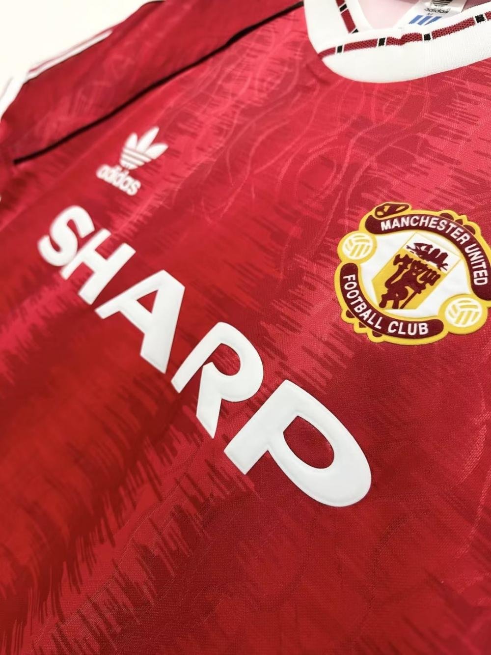 1990-1992 Retro Manchester United Home Football Shirt 1:1