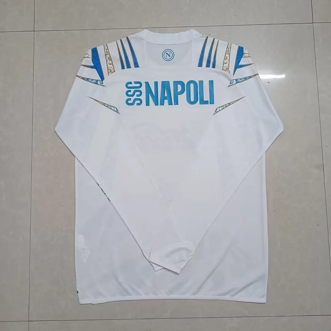 2025/2026 Napoli Long Sleeves Pre Match Training Football Jersey 1:1