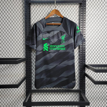 2023/2024 Liverpool Goalkeeper Black Soccer Jersey 1:1