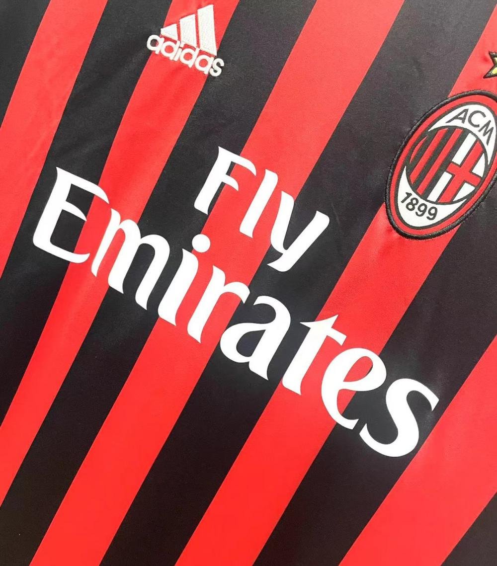 2017/2018 Retro AC Milan Home Football Shirt 1:1