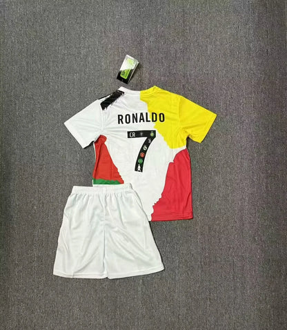 2025/2026 Ronaldo Commemorative Edition Football Jersey 1:1 Kids Size