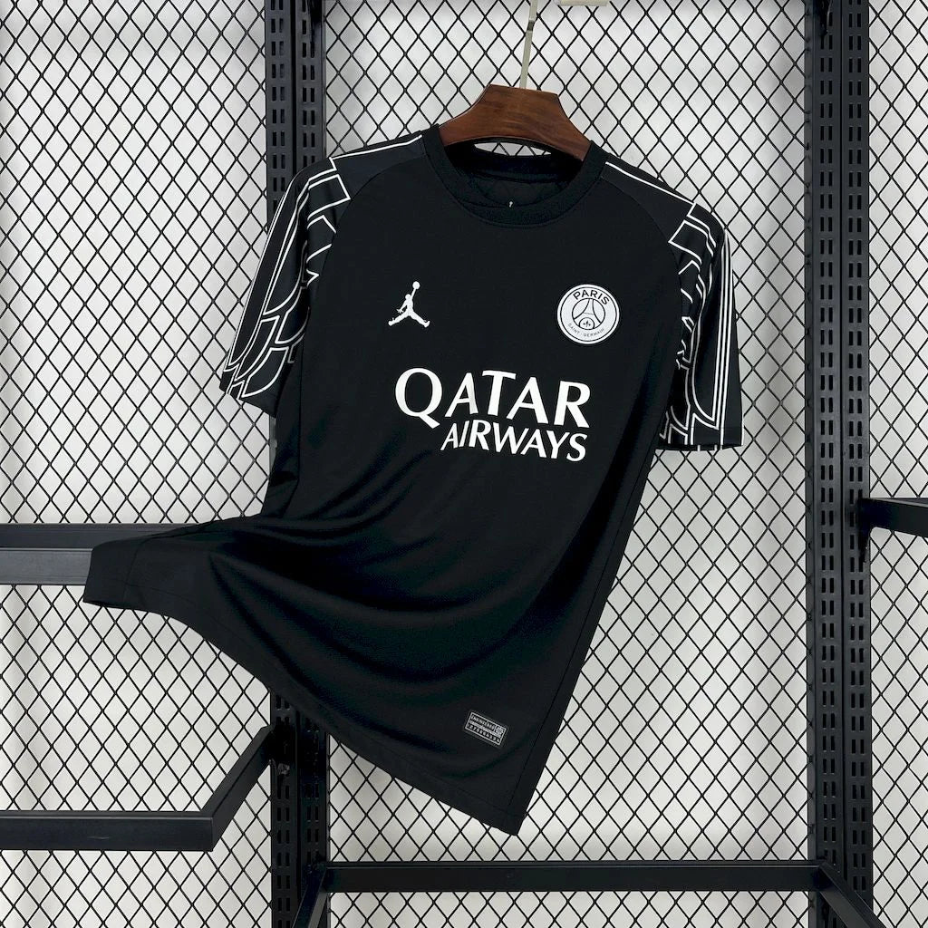 2025/2026 Psg Paris Saint-Germain Third Away Black Football Jersey 1:1