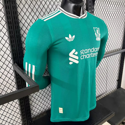 2025/2026 Long Sleeve Player Version Liverpool Third Away Football Shirt 1:1