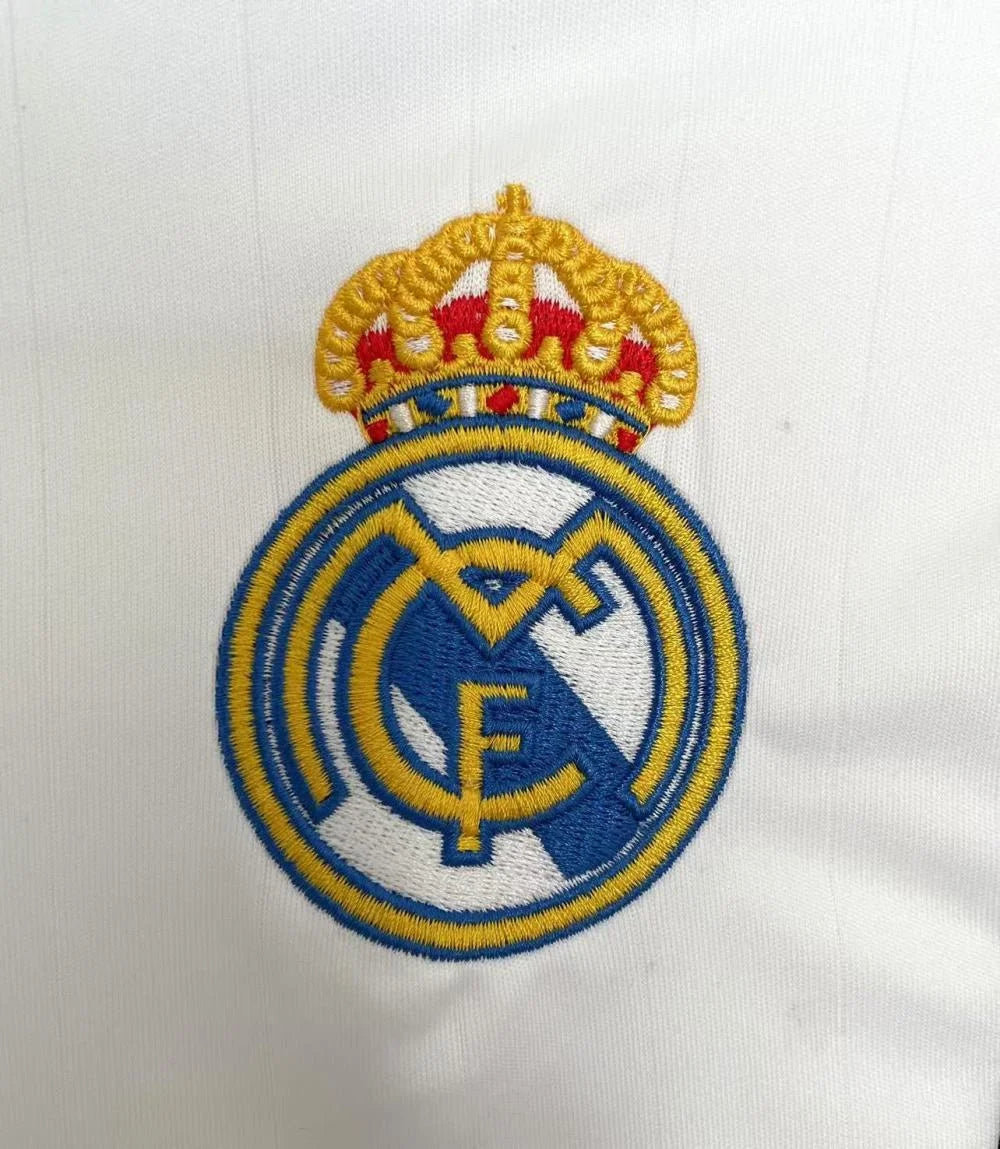 2006/2007 Retro Long Sleeve Real Madrid Home Jersey 1:1