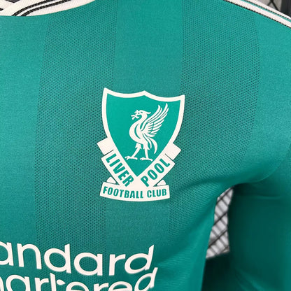 2025/2026 Long Sleeve Player Version Liverpool Third Away Football Shirt 1:1