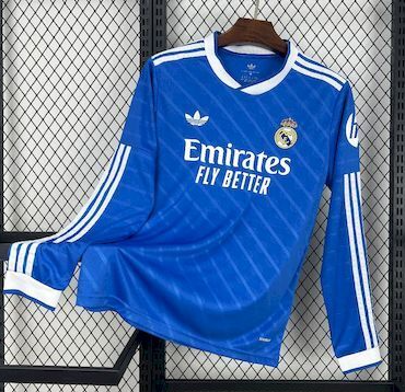2025/2026 Long Sleeves Real Madrid Third Away Football Jersey 1:1