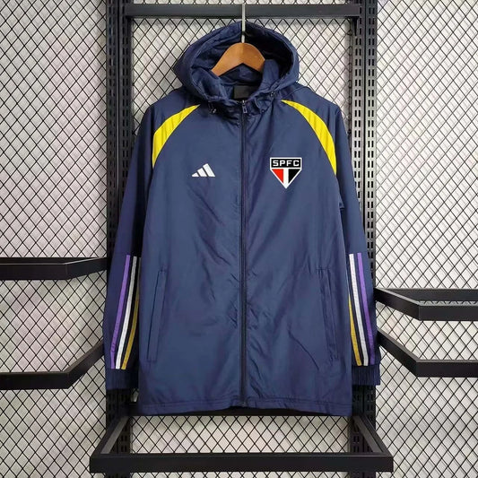 2023 S?o Paulo Windbreaker Navy blue Soccer Jersey 1:1